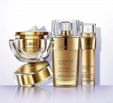 Load image into Gallery viewer, Concentré Total Rostro Anti-Aging Concentrate + Yeux Eyes Contour Gel Cream + Ultra Firm Facial, Neck & Décolleté Serum Set