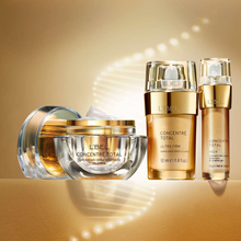Load image into Gallery viewer, Concentré Total Rostro Anti-Aging Concentrate + Yeux Eyes Contour Gel Cream + Ultra Firm Facial, Neck & Décolleté Serum Set
