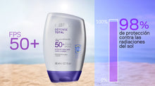 Load image into Gallery viewer, Defense Total Face & Body Sunscreens with SPF 50 • Waterproof, Sweat Proof