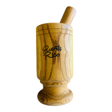 Load image into Gallery viewer, Puerto Rico Wood Tall Size Mortar & Pestle (Pilón & Maceta de Madera)