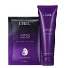 Load image into Gallery viewer, Nocturne Purifying Face Cleanser Gel + Hydrating Face Mask + Night Activator Serum + Eye Contour Repair Set