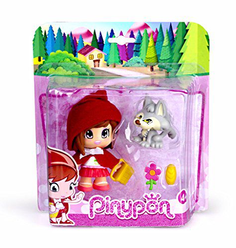 Pinypon Tales Red Riding Hood Figure with Pet & Accessories