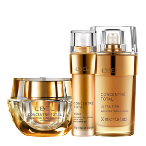 Concentré Total Rostro Anti-Aging Concentrate + Yeux Eyes Contour Gel Cream + Ultra Firm Facial, Neck & Décolleté Serum Set