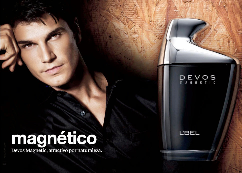  DEVOS MAGNETIC SEDUCTION by L'Bel Cologne EAU DE TOILETTE Pour  Homme fragrance 3.4 Oz (3.4 Oz) : Beauty & Personal Care