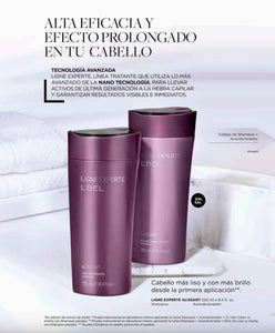 Ligne Experte Alissant Shampoo & Conditioner Set for Straighter and Shinier Hair