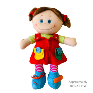 Girl & Boy Adorable Plush Dolls Set