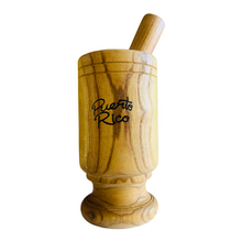 Load image into Gallery viewer, Puerto Rico Wood Tall Size Mortar &amp; Pestle (Pilón &amp; Maceta de Madera)