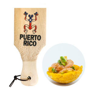 Tostonera for Stuffed Plantain Cups • 3 Styles to Choose From : Maracas, Coquí Taíno or Tinglar