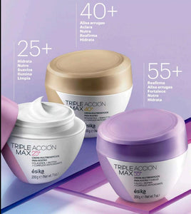 Triple Action Max MultiBenefits Face Cream & Eyes Contour Cream Set • 25+ • 40+ • 55+