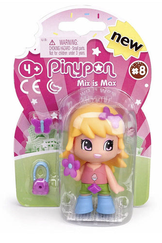 Pinypon Figurine Series 8, Girl Blonde Hair