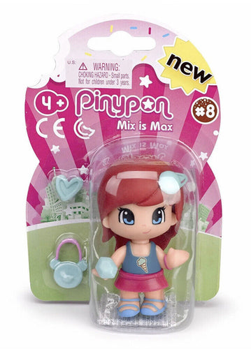 Pinypon Figurine Series 8, Girl Red Hair