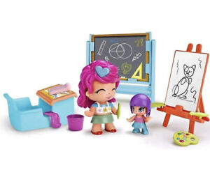 Pinypon L'School Of Painting Figurines With Accessories - New
